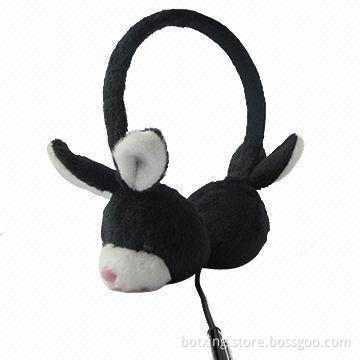 2013 New Rabbit-shaped Headphones, 40mm Speaker Size